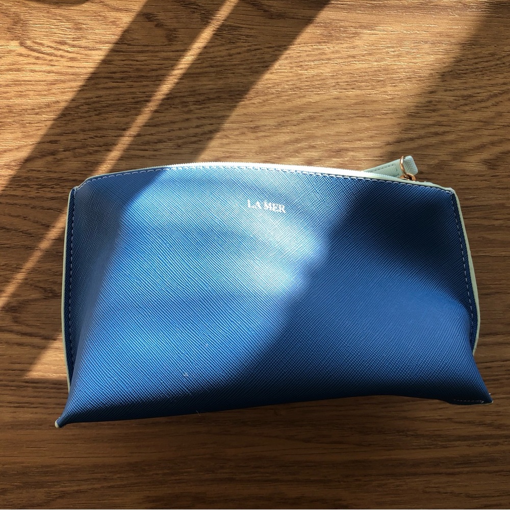 La Mer Cosmetic travel makeup bag